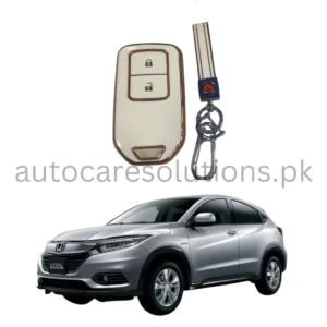 Honda Vezel TPU Key Cover with Key Chain