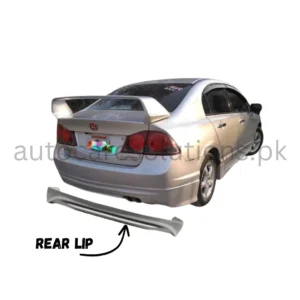 Honda Civic Reborn 2008-2012 Rear Lip FIber-Material