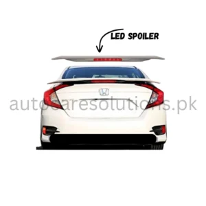 Honda Civic 2017-2021 Trunk Led Spoiler fiber-material