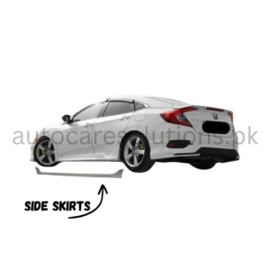 Honda Civic 2017-2021 Side Skirts Fiber-Material