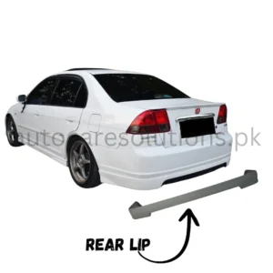 Honda Civic 2000-2005 Rear Big-Lip Fiber material