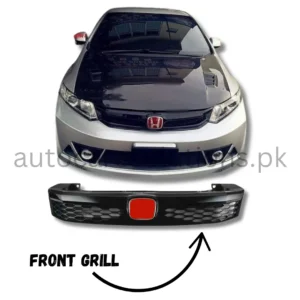 Honda Civic 2013-2016 Front Honey comb Grill Abs-Plastic