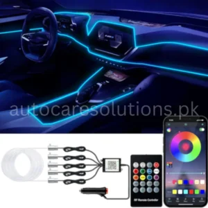 Car LED  Universal Interior Strip Ambient Lighting Kit – 12v – 5 In 1