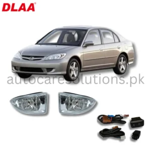 Honda Civic 2004-2005 DLAA Fog Lamp With Complete Fitting & Wiring .