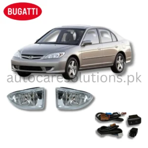 Honda Civic 2004-2005 BUGATTI Fog Lamp With Complete Fitting & Wiring .