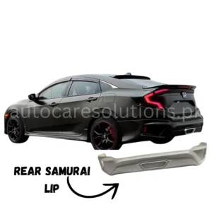 Honda Civic 2017-2021 Rear Samurai Lip FIber-Material