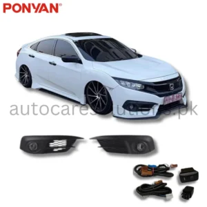 Honda Civic 2017-2021 PONYAN Fog Lamp With Complete Fitting & Wiring