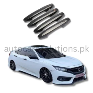 Honda Civic 2017-2021 4Pcs Carbon fiber Door Handle Cover