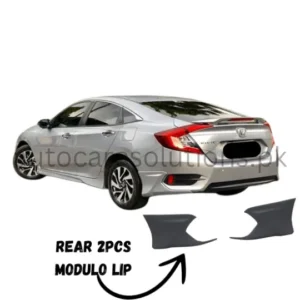 Honda Civic 2017-2021 Rear 2 Pcs Modulo Lip FIber-Material