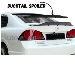 Honda Civic Reborn 2007-2012 Ducktail Spoiler Fiber-Material