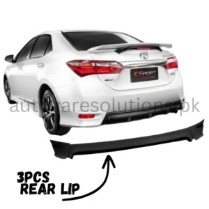 Toyota Corolla 2018-2021 3pcs Rear Lip FIber-Material