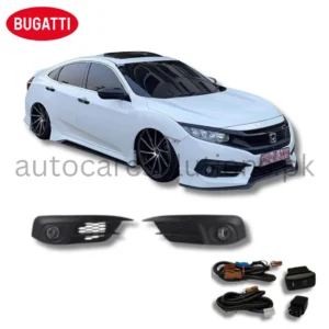 Honda Civic 2017-2021 BUGATTI Fog Lamp With Complete Fitting & Wiring