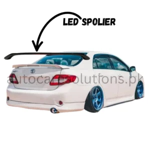 Toyota Corolla 2002-2008 Trunk Led Spolier Fiber Material