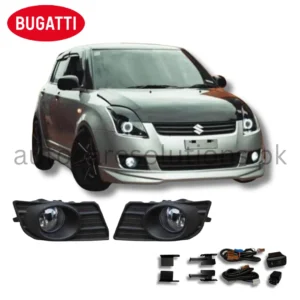 Suzuki Swift 2010-2021 BUGATTI Fog Light with Complete Fitting & Wiring