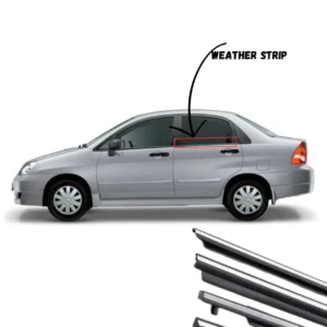 Suzuki Liana 2006-14 Door Window Rubber Weather Strip-Single Piece (Used)